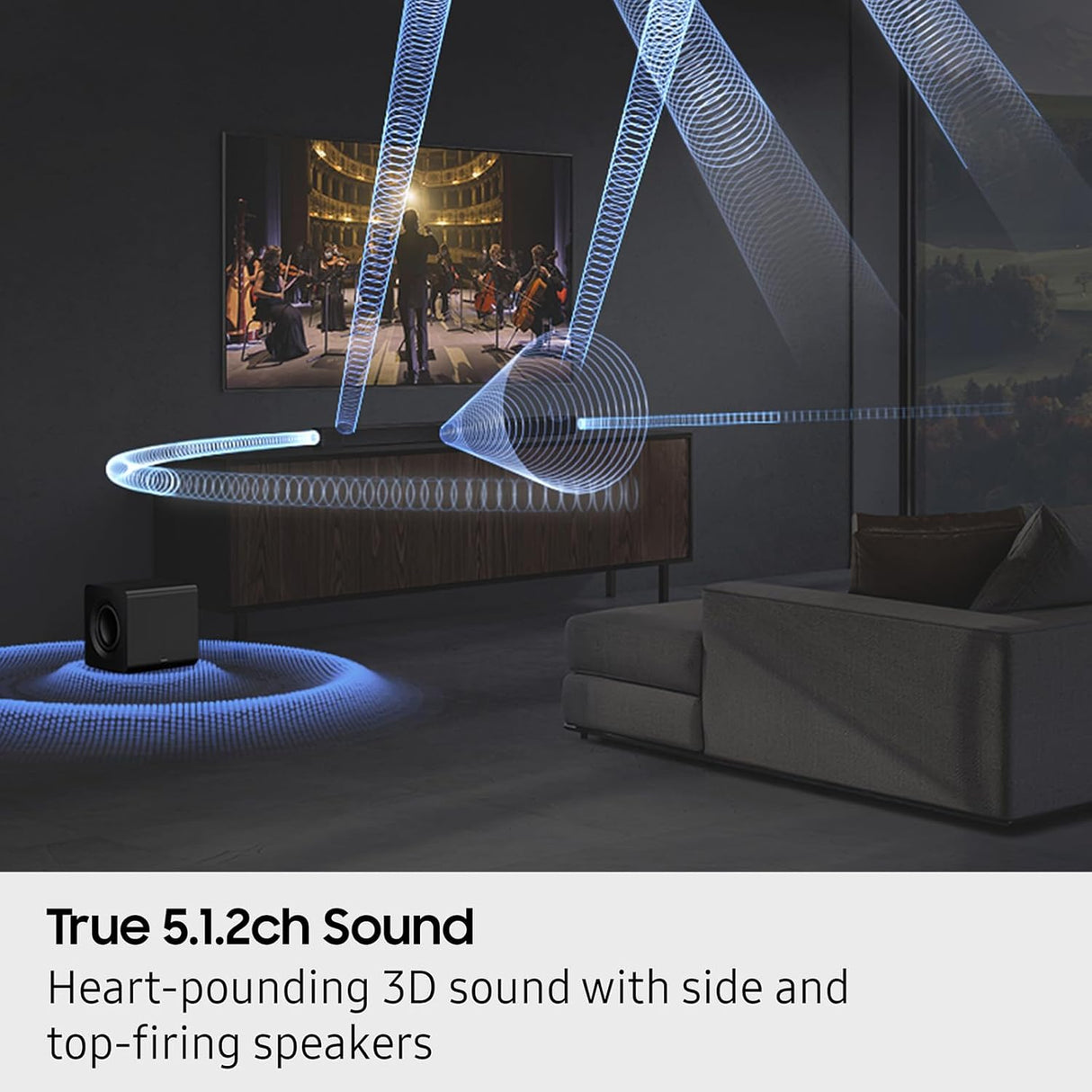 SAMSUNG SOUNDBAR HW-Q800F/XL BLK-open box