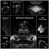 boAt Nirvana ION ANC Pro TWS Earbuds with Active Noise Cancellation (IPX4 Water Resistant, Dual EQ Modes)