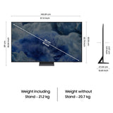 Samsung 138 cm (65 inches) 4K Ultra HD QLED Smart TV QA65Q8FAAULXL (Black)-OPEN BOX