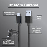 Croma MicroUSB Cable 1.2M CRCMA0101SMU12