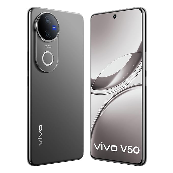 Vivo V50 5G (Titanium Grey, 8GB RAM, 256GB Storage)