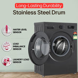 LG 8 Kg, 5 Star, Wi-Fi, Direct Drive Technology, Steam Wash, 6 Motion DD, Fully-Automatic Front Load - OPEN BOX