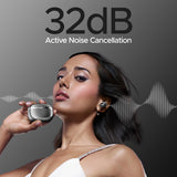 boAt Nirvana Ion ANC TWS Earbuds (Crystal Black) AND (Blazing Comet)