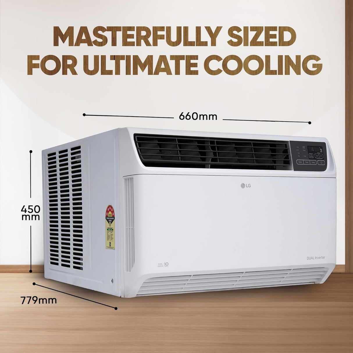 LG 1.5 Ton 5 Star Inverter Window AC (UW-Q18WUZA) 2025 Model (OPENBOX)