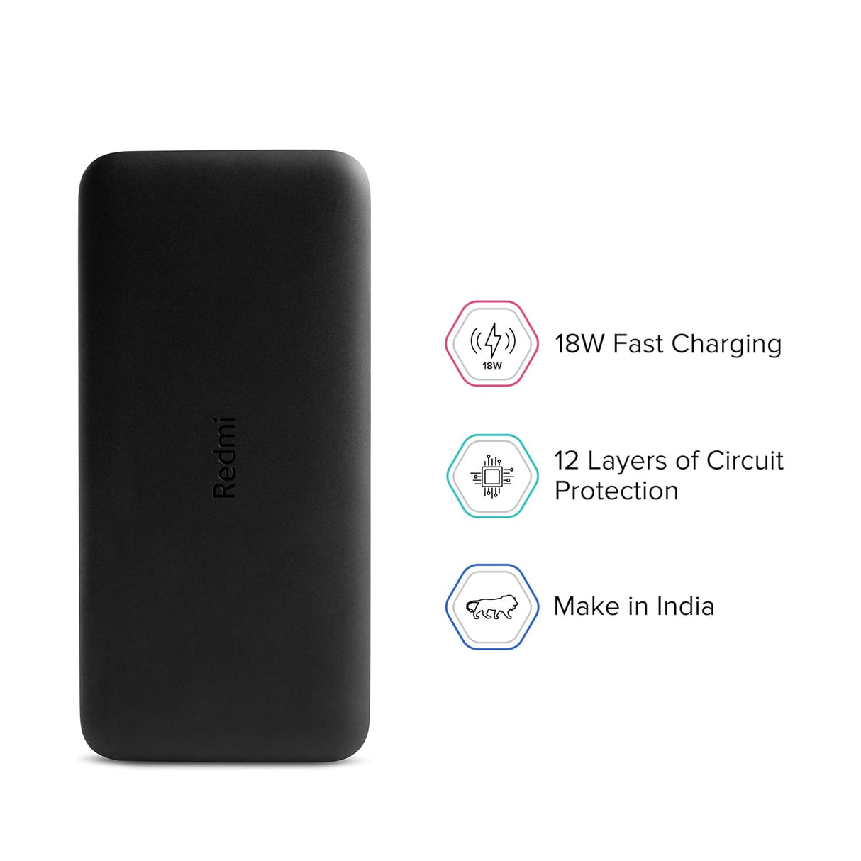 Redmi 20000mAh Power Bank (Black)