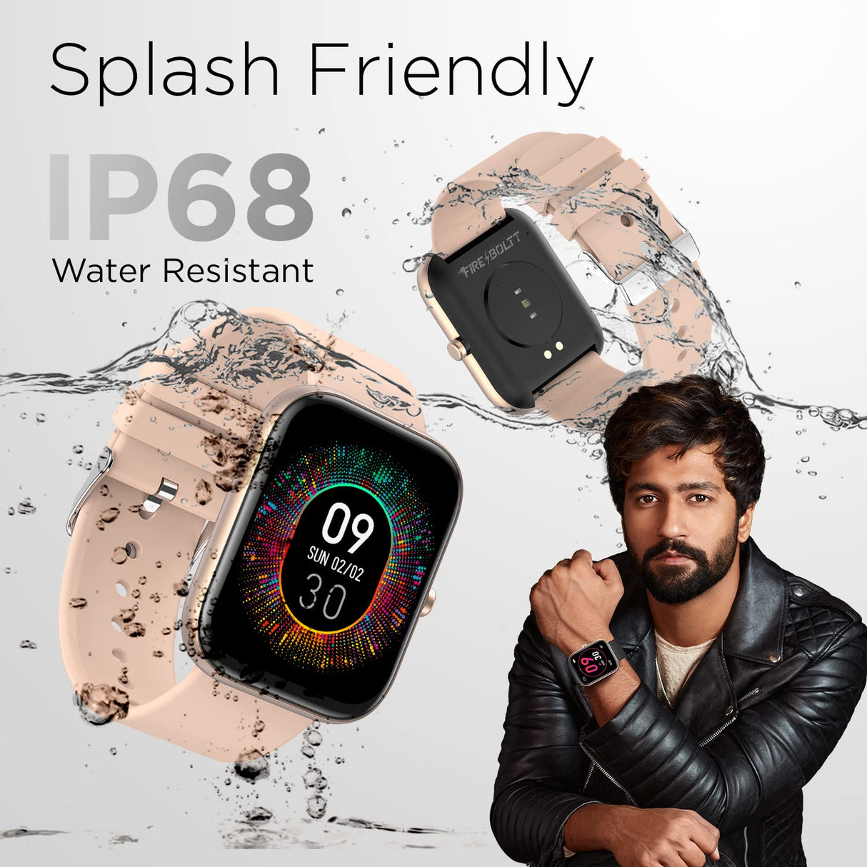 Fire-Boltt Dazzle Plus Smartwatch (Beige)