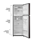 Midea 233L 2 Star Convertible 9-In-1 Inverter Compressor Frost Free Double Door Refrigerator with Multi Air Flow, Smart⁺ Cooling (MDRT359FGI28IN, Active C Fresh Deodorizer, Jazz Black, New 2026)-open box