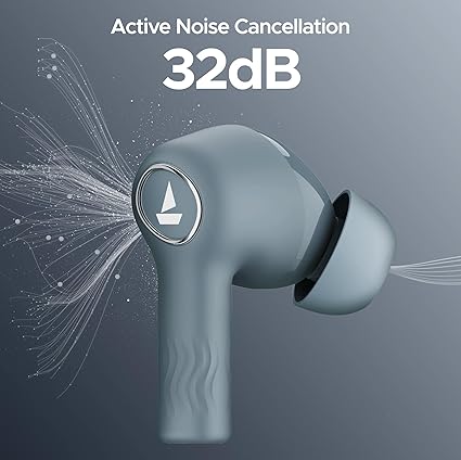 boAt Nirvana Ion ANC TWS Earbuds (Crystal Black) AND (Blazing Comet)