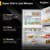 Whirlpool 235 L Frost Free Triple-Door Refrigerator (FP 253D PROTTON ROY RADIANT STEEL(Z) Double Doo