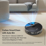 Eureka Forbes SmartClean, 5000Pa HyperSuction Robotic Vacuum Cleaner with Auto Bin (65 Days- OPEN BOX