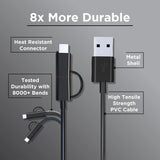 Croma 2-in-1 Cable 1.2M CRCMA0103STO12