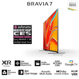 Sony 139 cm (55 inches) BRAVIA 7 4K Ultra HD AI Smart Mini LED Google TV K-55XR70-OPEN BOX