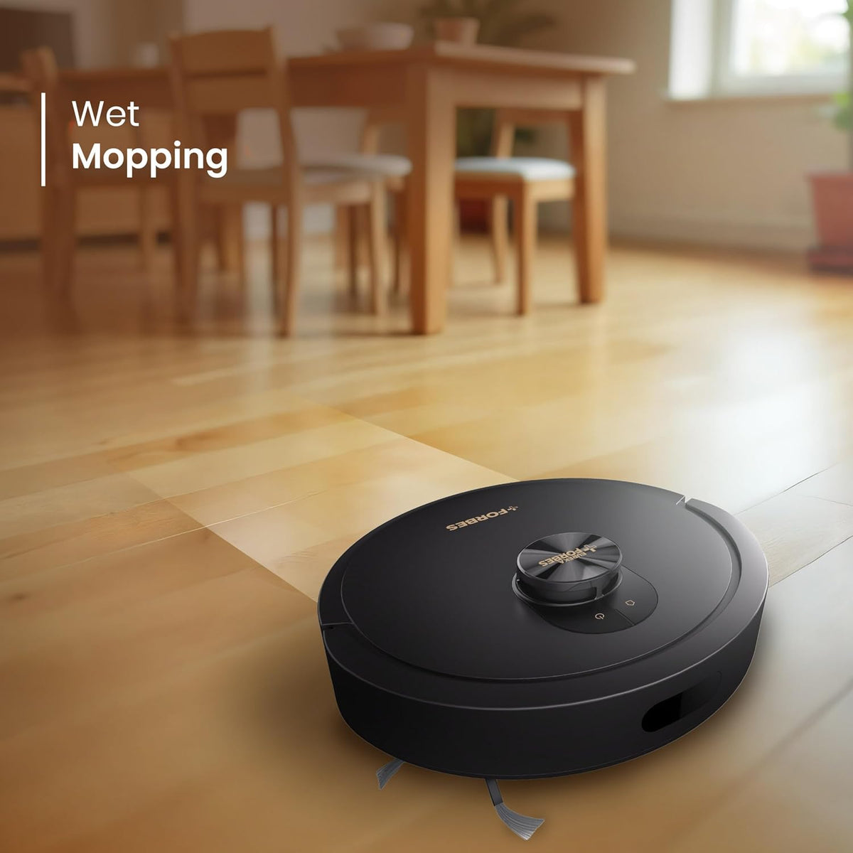 Eureka Forbes SmartClean Home Mapping Turbo, 7000Pa HyperSuction Robotic Vacuum Cleaner | LiDAR 3.0 & Quick Home Mapping | Wet Mopping | 3-Hour Run Time | Smart App Control | Voice Control - OPEN BOX