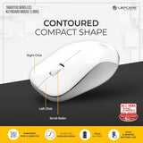 Lapcare Smartoo Wireless Keyboard and Mouse Combo (White)