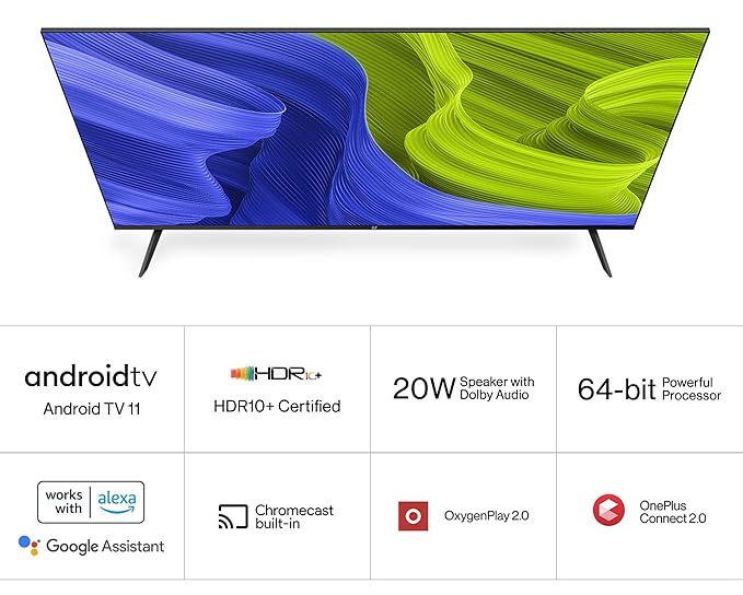 OnePlus Y1S Edge 108 cm (43 inch) Full HD LED Smart Android TV