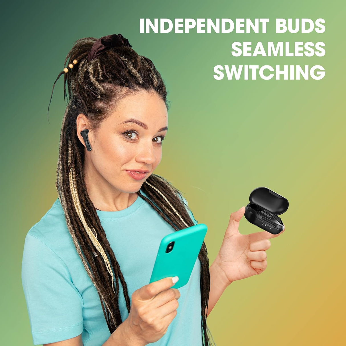 Infinity Swing 300 True Wireless Earbuds (Blue)