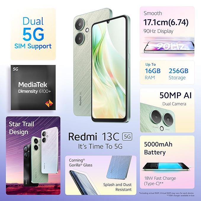 Redmi 13C 5G 8G+256GB