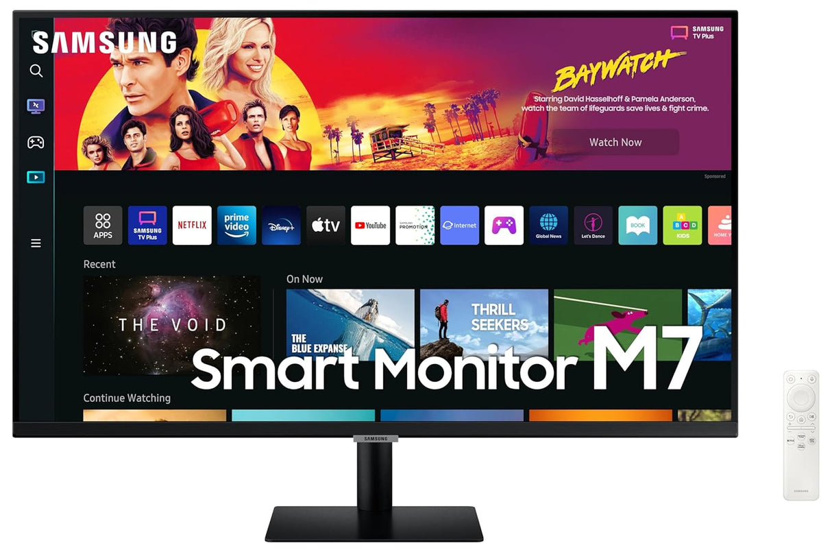 Samsung 32-inch Smart Monitor (LS32BM700UW, Black)