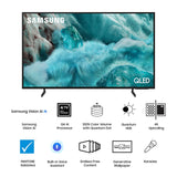 Samsung 189 cm (75 inches) 4K Ultra HD QLED Smart TV QA75Q7FAAUXXL (Black)-open box