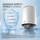 Crompton Arno Neo 10-L 5 Star Rated Storage Water Heater with Advanced 3 Level Safety National Energy Conservation Award Winner - OPEN BOX