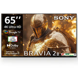 Sony 164 cm (65 inches) BRAVIA 2M2 Series 4K Ultra HD Smart LED Google TV K-65S25BM2-OPEN BOX
