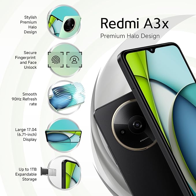 Redmi A3 (4GB+128GB) Midnight Black