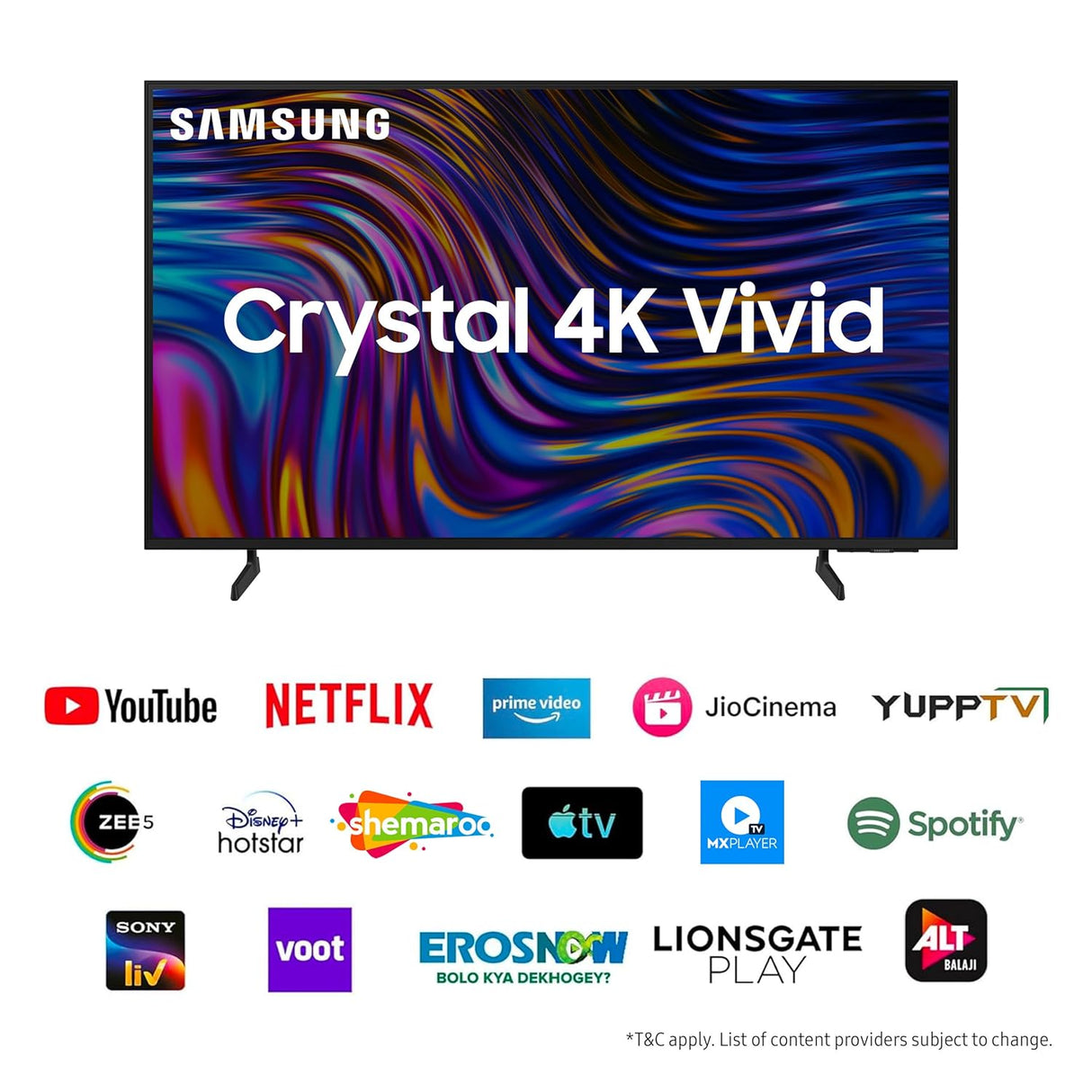 Samsung LED 138cm UA55DUE70 (Crystal 4K Vivid, 2024 Series) (OPENBOX)