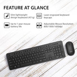 ASUS CW100 Wireless Keyboard and Mouse Combo (Black)