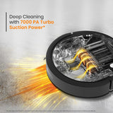 Eureka Forbes SmartClean Home Mapping Turbo, 7000Pa HyperSuction Robotic Vacuum Cleaner | LiDAR 3.0 & Quick Home Mapping | Wet Mopping | 3-Hour Run Time | Smart App Control | Voice Control - OPEN BOX