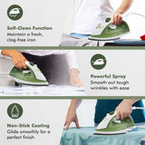 Havells Glaze 1250 Watts Steam Iron with Self Cleaning Function|Vertical & Horizontal Ironing|170 ml Tank for Longer Ironing|High Steaming Rate Upto 12 gm/min - OPEN BOX