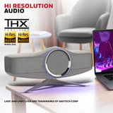 Honeywell New Launched Aviator Hi-Fi Speaker, 240W, 1MBPS+ Audio codec, TypeC & Lightning Dongle, Ambient Light, Deep Bass, Bluetooth V5.3-30m, 5 Amplification Channel, 3 Independent Sound Cavities-OPEN BOX