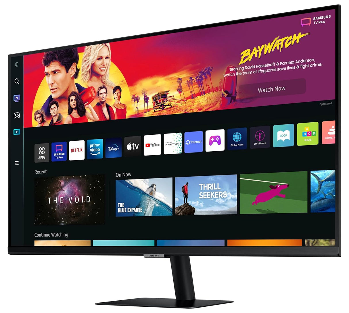 Samsung 32-inch Smart Monitor (LS32BM700UW, Black)