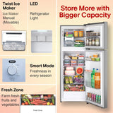 LG 251 L, 1 Star, Frost-Free Smart Inverter Double Door Refrigerator with Smart Mode (GLT2516WWPZ, Shiny Steel, Multi Air Flow Cooling with Max Fresh Zone, 2026 Model)-OPEN BOX
