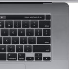 Apple MacBook Pro A1990 (2019) Intel Core i7 (9th Gen) with a base clock speed of 2.6 GHz, turbo boost up to 4.5 GHz