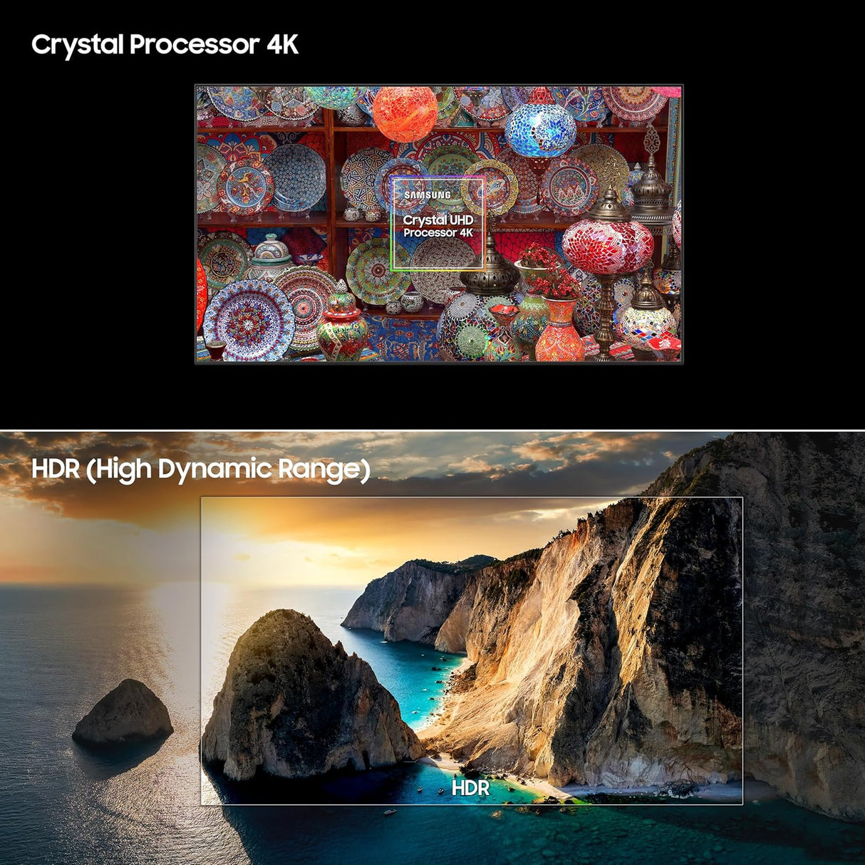 SAMSUNG DU7700 Series 108 cm (43 inch) 4K Ultra HD LED Tizen TV with Motion Xcelerator (2024 model)