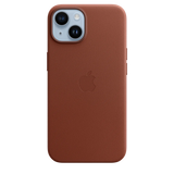 Apple iPhone 14 Leather Case with MagSafe (Umber)