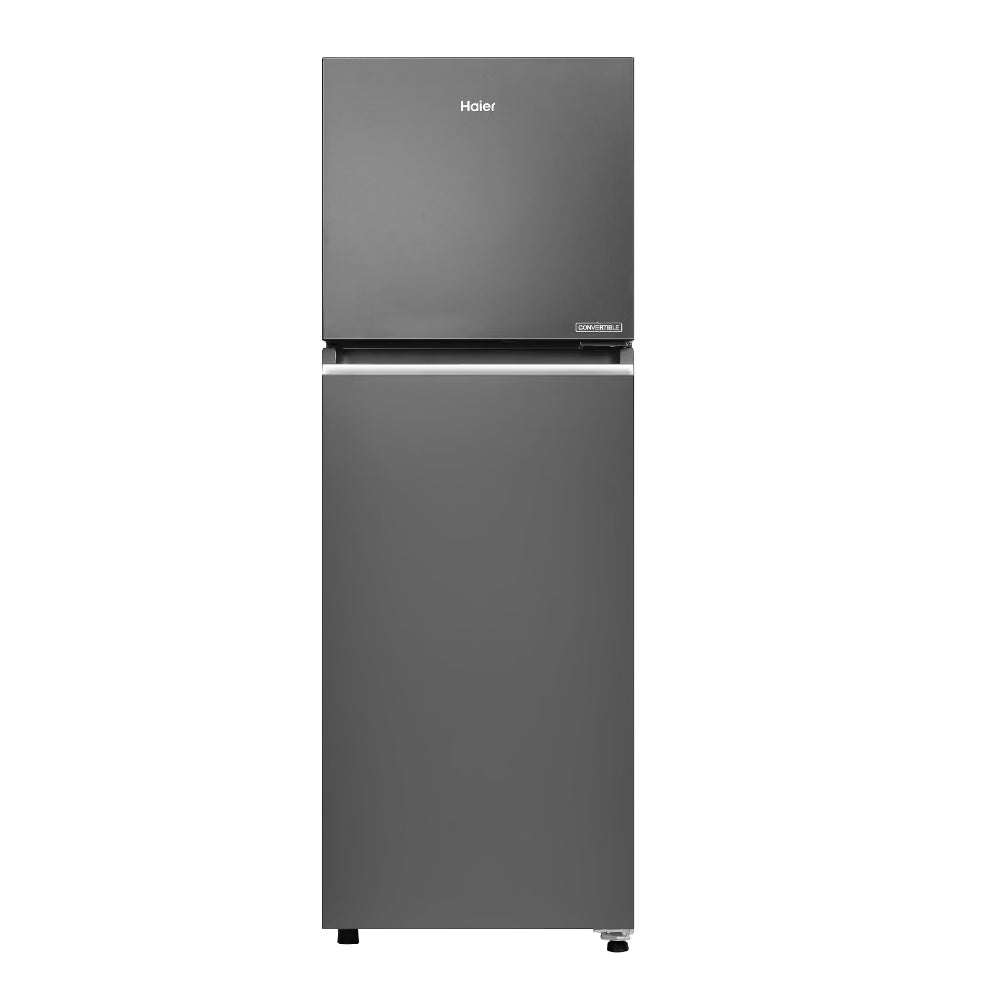 Haier 240 L 2 Star Double Door Refrigerator (HRF-2902IBGBA-P, GE Black)(OPENBOX)