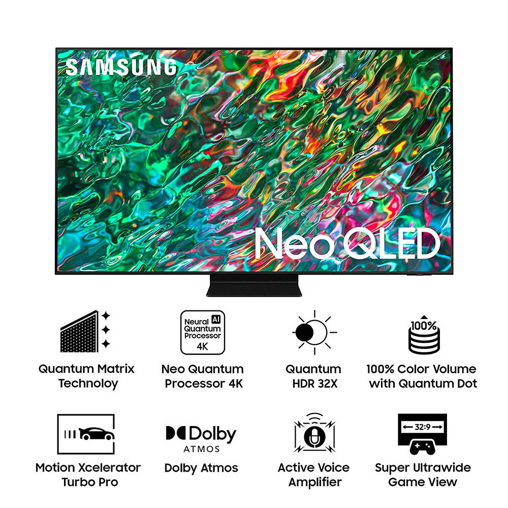 SAMSUNG 125 cm (50 inch) Neo QLED 4K Ultra HD Smart TV (QA50QN90BA, Black)