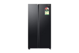 Samsung RS76CG8103B1HL 653L 3 Star Inverter Side-by-Side Refrigerator | Twin Cooling Plus | Wi-Fi Enabled with SmartThings | Black-OPEN BOX