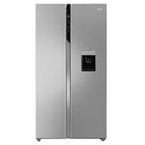 Haier 596 L 3 Star Side By Side Refrigerator with Deo Fresh Technology, Regal Steel, HRS-682WRSU1(OPENBOX)