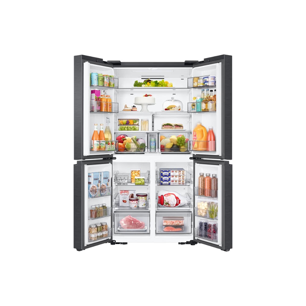 Samsung 650 L Side by Side Refrigerator, Black Caviar, RF65DG90BDSG- OPEN BOX