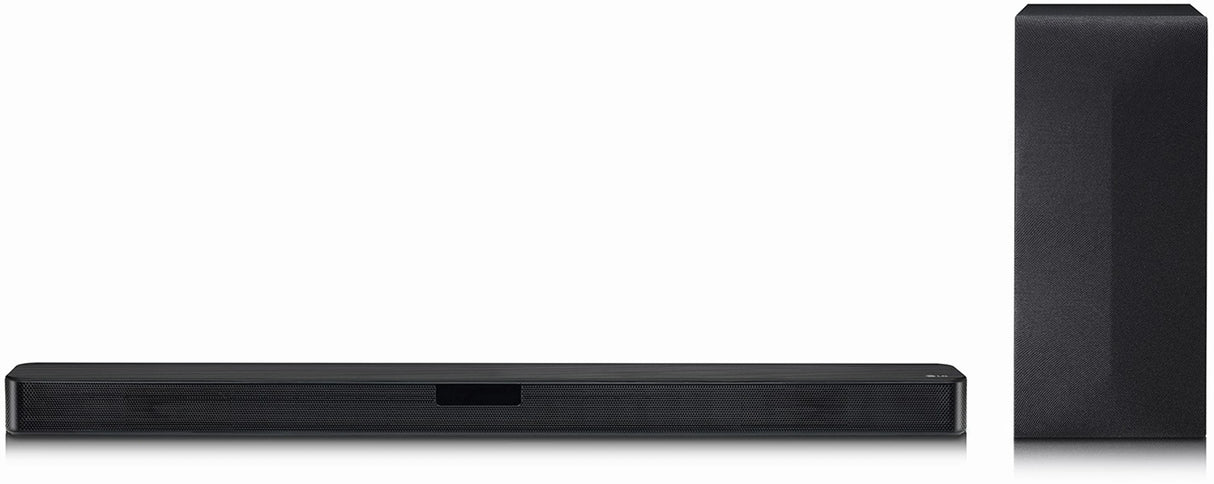 LG SL4, Dolby Audio, Wireless subwoofer, Bluetooth, Optical 300 W Bluetooth Soundbar (Black, 2.1 Channel)-OPEN BOX