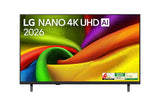 108 cm (43) LG NANO 4K UHD AI TV NU880 2026 - OPEN BOX